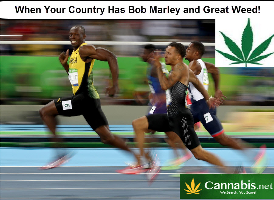 USIAN BOLT AND MARIJUANA