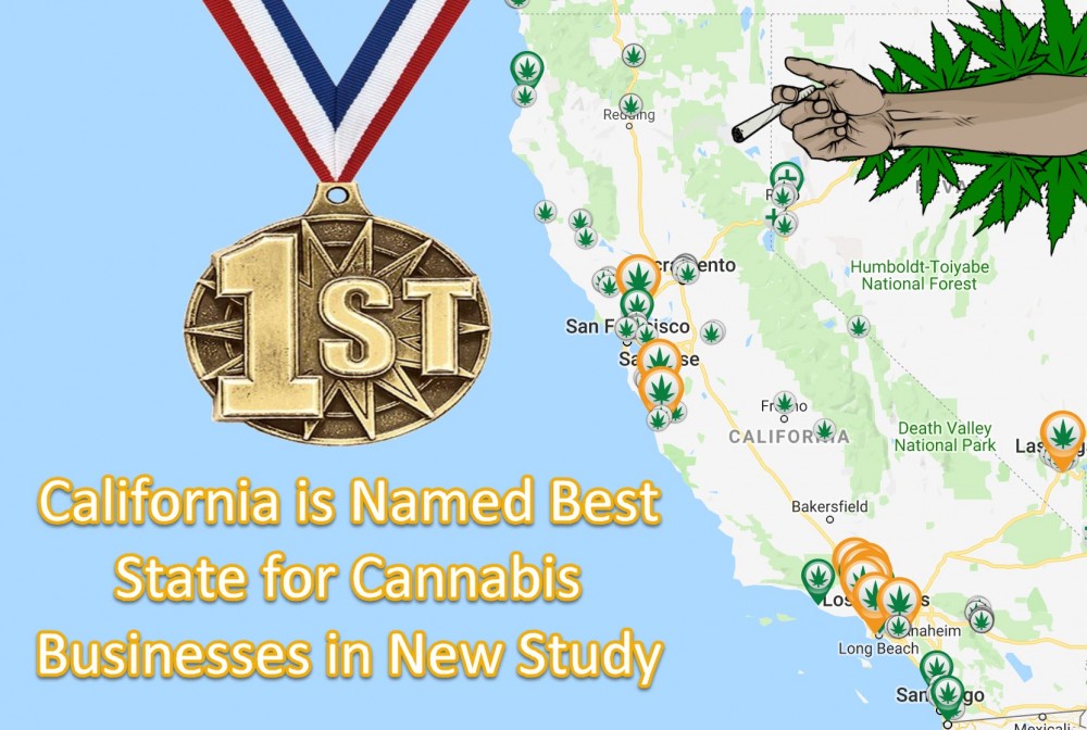 CALIFORNIA NAMED BEST CANNABIS STATE