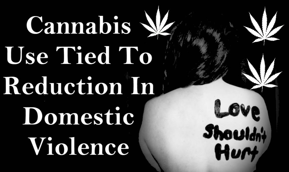 MARIJUANA SLOWS DOMESTIC VIOLENCE