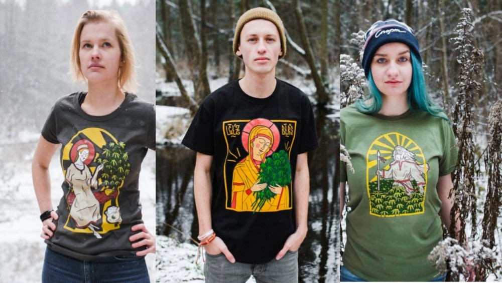 gods and cannabis t shirts