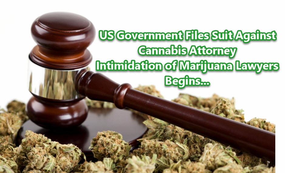 CANNABIS LAWYER SUED BY FEDERAL US