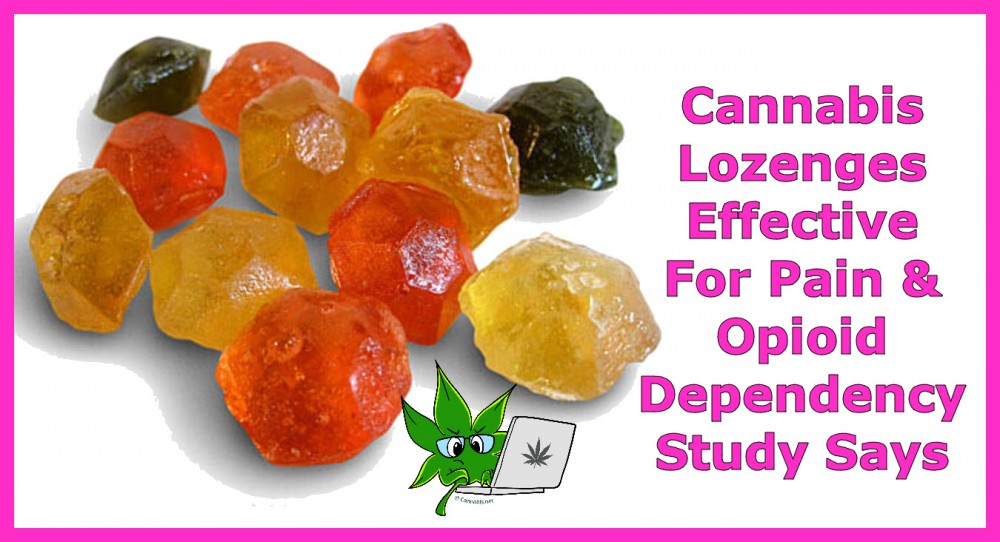 CANNABIS LOZENGES FOR PAIN TREATMENT