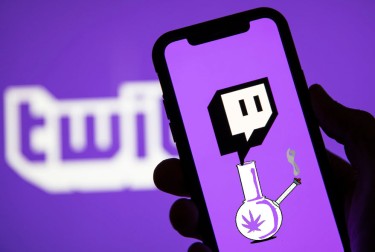 Cannabis on Twitch streaming