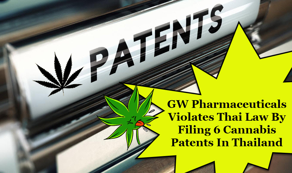 cannabis patents GW Pharma