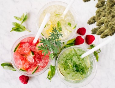 cannabis summertime drinks