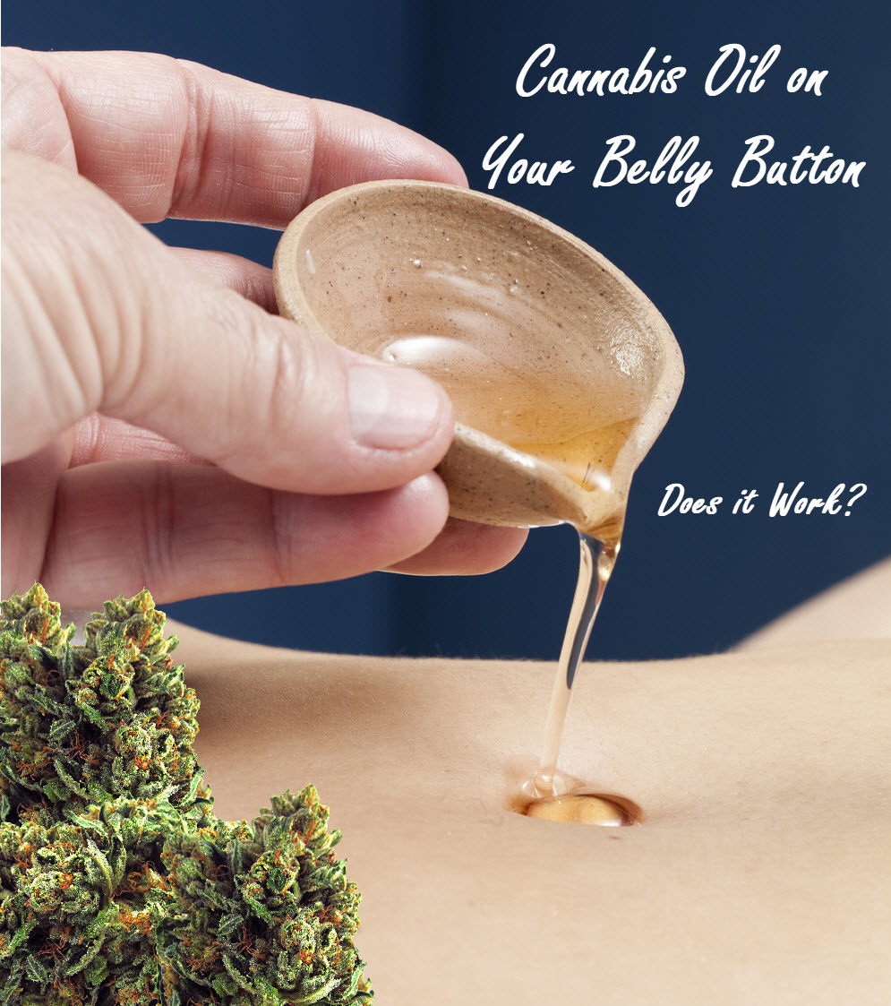 cannabis oil belly button