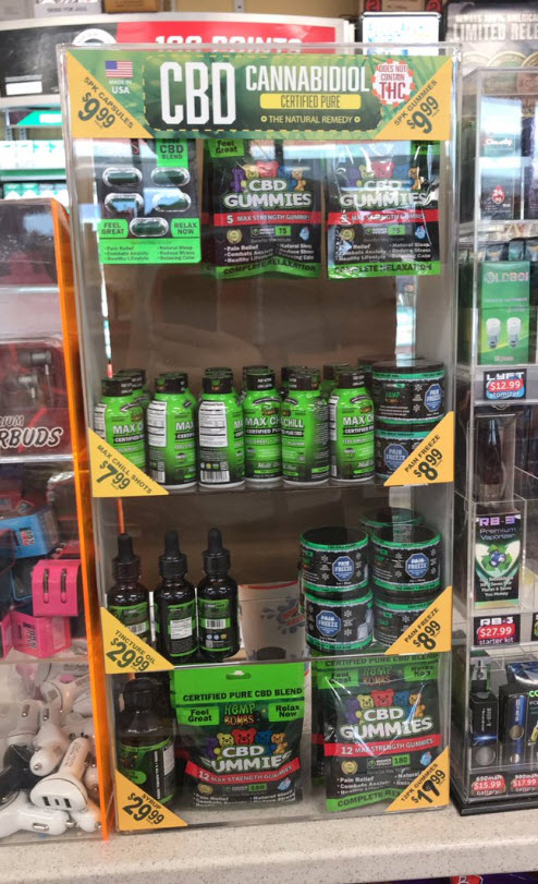 cbd at the gas station market