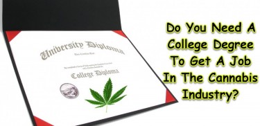 DO YOU NEED A COLLEGE DEGREES TO WORK IN THE MARIJUANA INDUSTRY