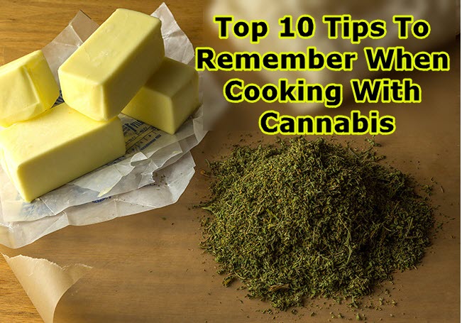 COOKING WITH CANNABIS TIPS