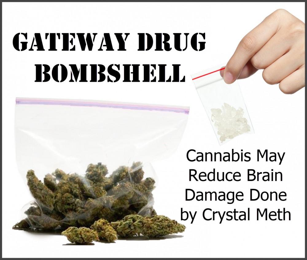 marijuana for crystal meth damage