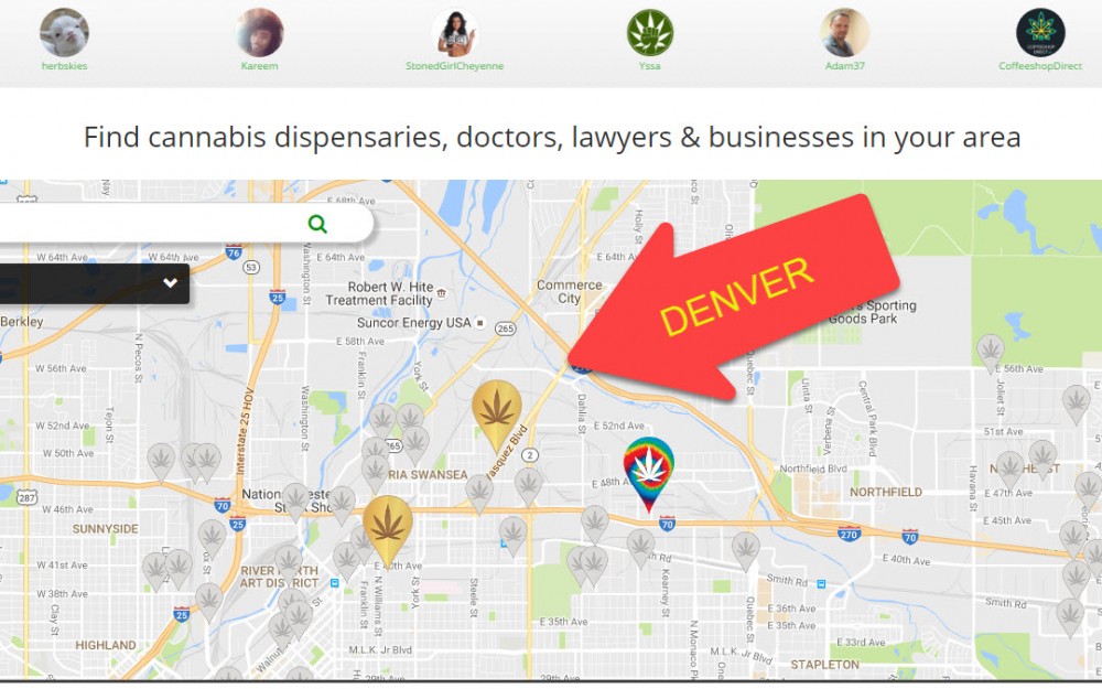 Las Vegas Strip Dispensaries Map