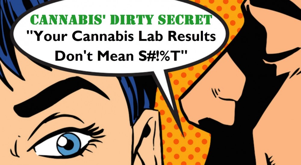 CANNABIS LAB RESULTS ARE FAKE