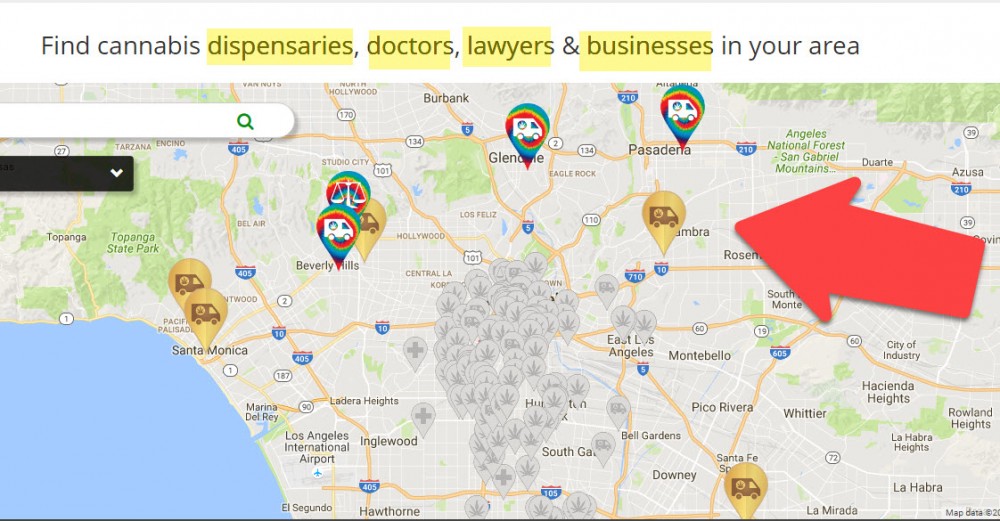 dispensary map