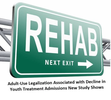 REHAB RATES DECLINE IN YOUTHS WITH LEGALIZATION
