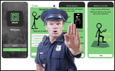 DRUID APP TEST FOR IMPAIRED WEED DRIVING