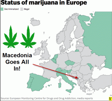 MACEDONIA LEGALIZES WEED