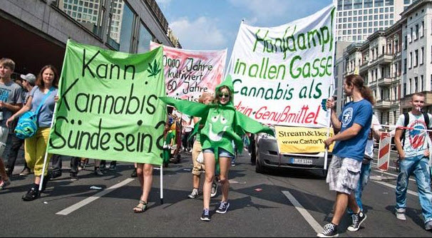 Germany marijuana march