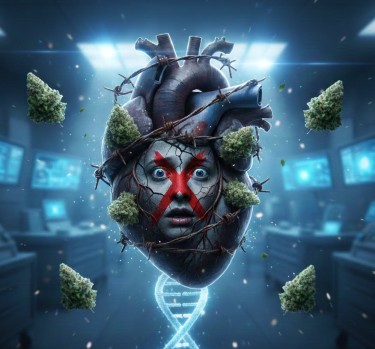 heart scare with cannabis