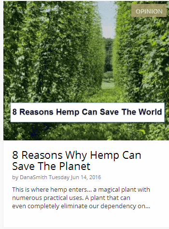 hemp can save the planet