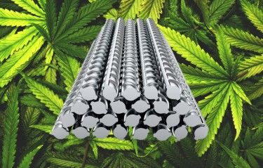 hemp rebar or steel rebar