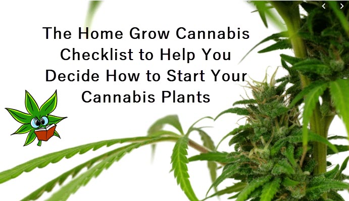 THE HOME GROW CANNABIS CHECKLIST