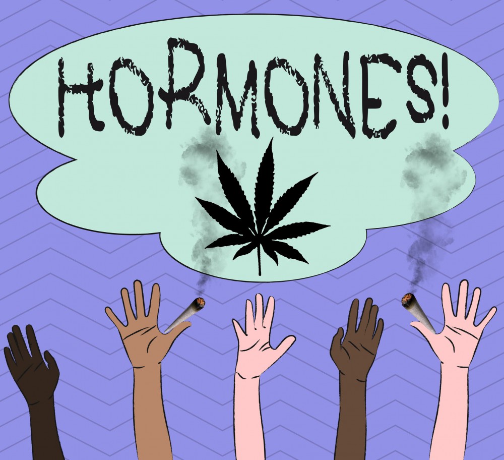 SEX HORMONES ON WEED