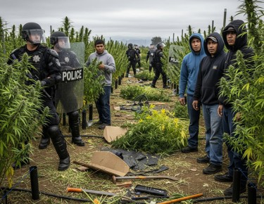 ice raids marijuana farm