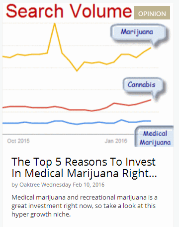 investing in marijuana ideas