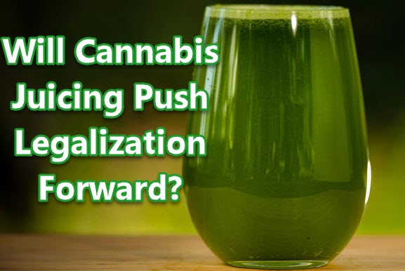 JUICING CANNABIS PUSHES LEGALIZATION