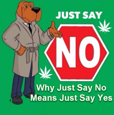 JUST SAY NO TO WEED OR YES