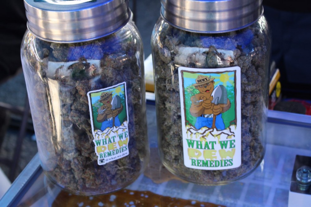 jars of marijuana