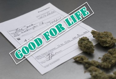 marijuana prescription for life