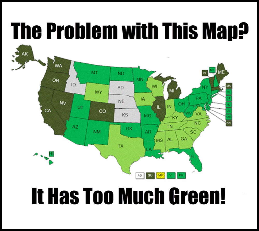 state-by-state map of marijuana legalization 