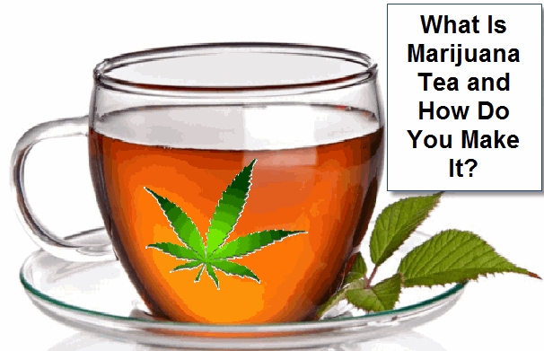 marijuana leaf tea