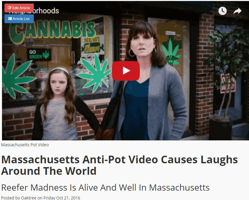 MASSACHUSETTS ANTI MARIJUANA VIDEO