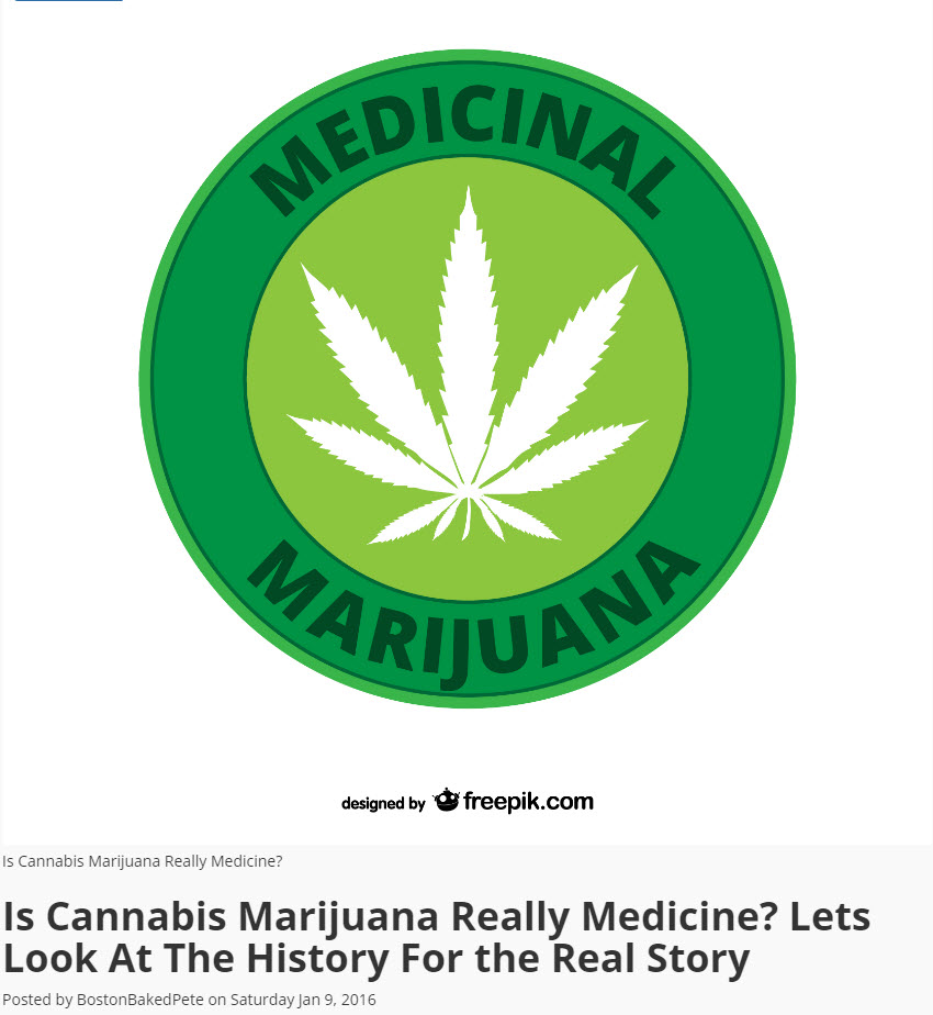 IS CANNABIS REALLY MEDICINE