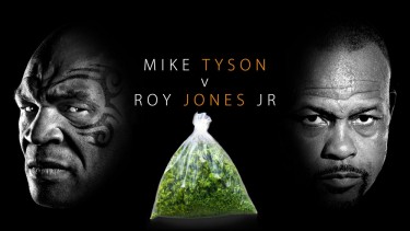 Mike Tyson Roy Jones Jr fight and marijuana