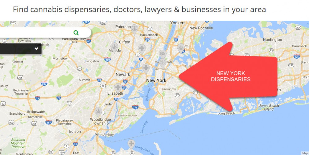 NEW YORK DISPENSARY MAP AND REVIEWS