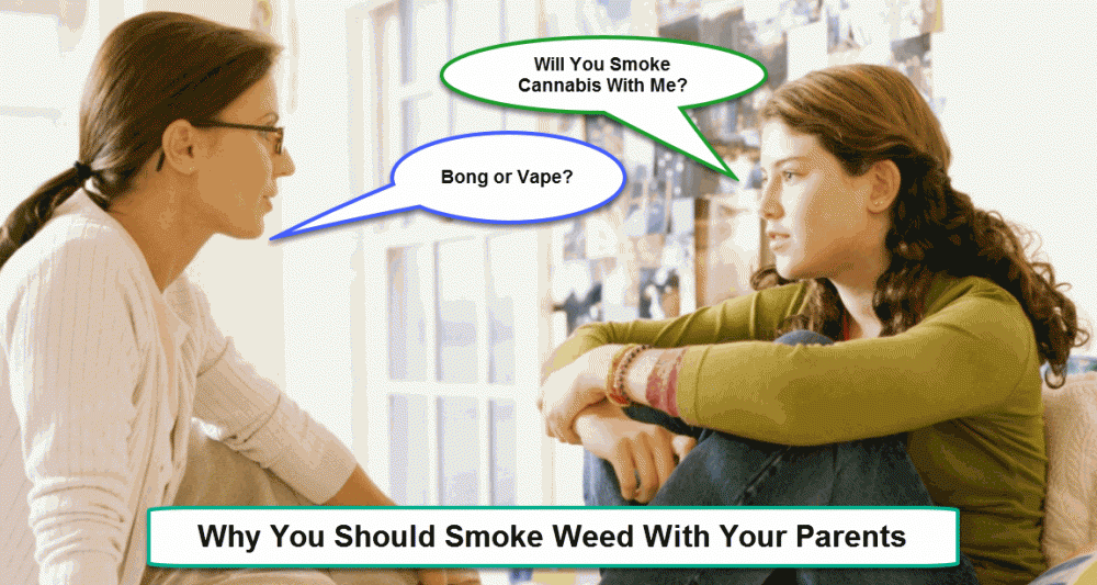 parents smoke with kids
