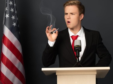 POLITICIANS SMOKING WEED IN ADS