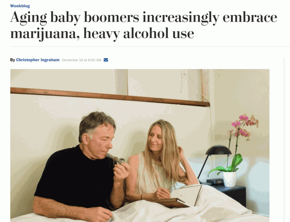 baby boomers love weed