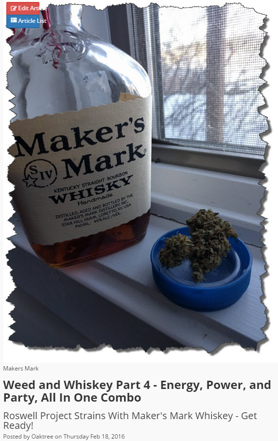 WHISKEY AND WEED