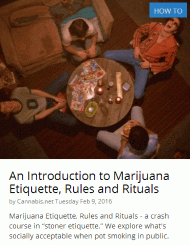 rules for smoking weed