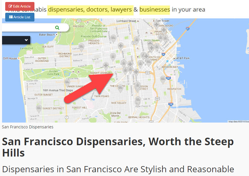 SAN FRANCISCO DISPENSARIES