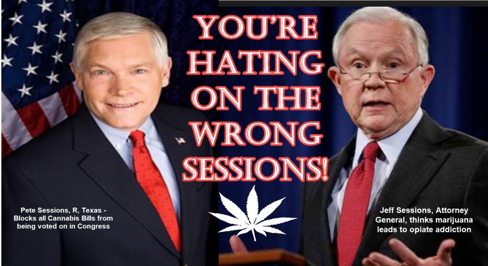 PETE SESSIONS AND JEFF SESSIONS MARIJUANA