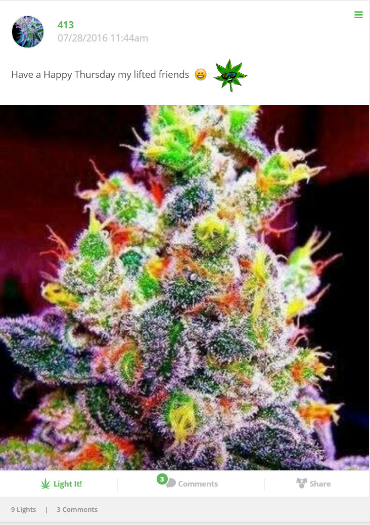 marijuana photo of facebook of weed