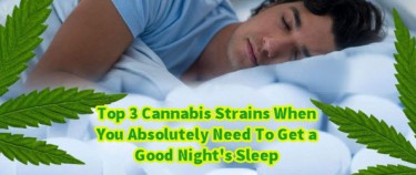 CANNABIS STRAINS FOR SLEEPING