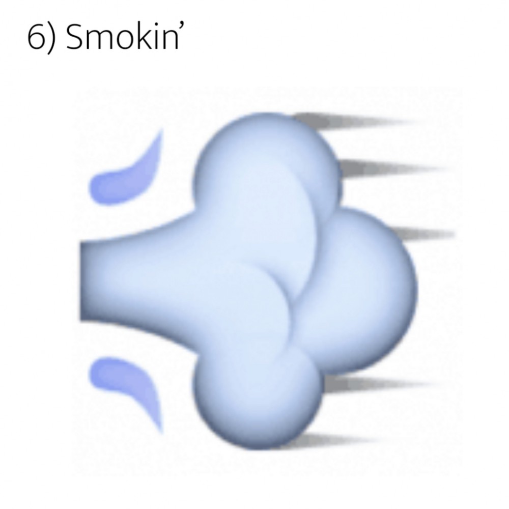 smoke puff puff pass emoji