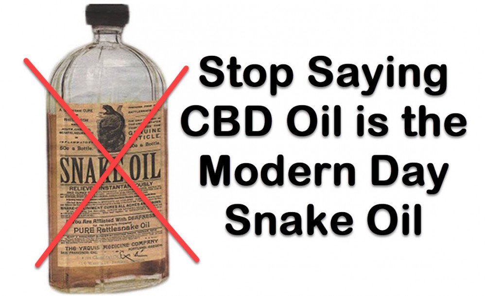 cbd is snake oil