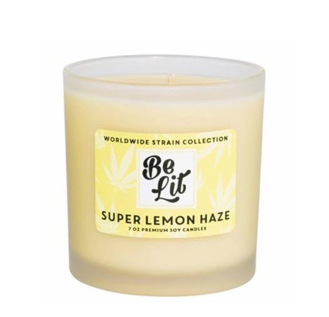 soy candle lemon haze